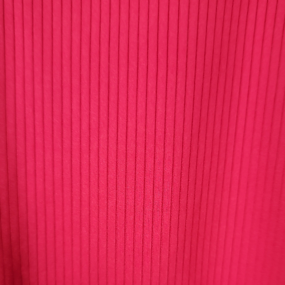 Adidas Pink Ribbed Racerback Fitted Tank Top - Picture 4 of 6